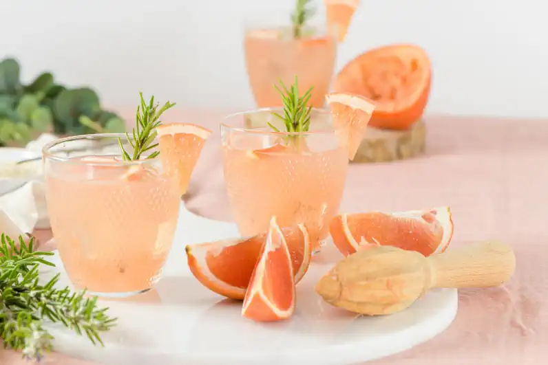 Grapefruit Juice with Rosemary